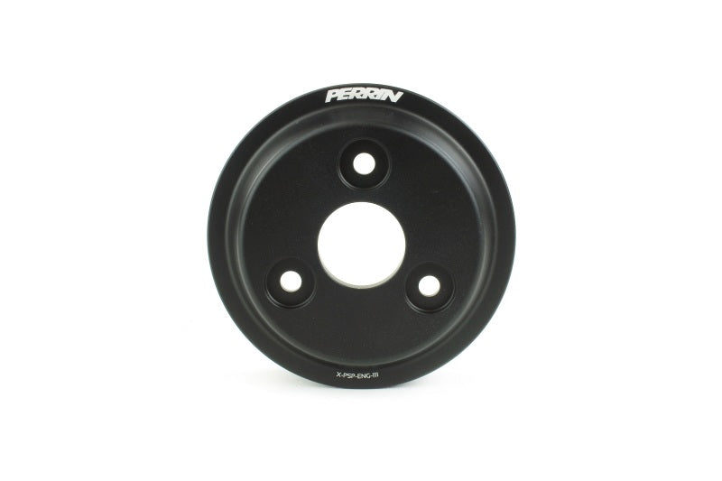 Perrin Lightweight Water Pump Pulley - Black - 15-21 WRX