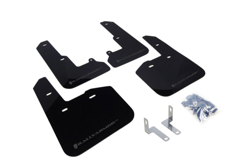 Rally Armor 2015-2019 Subaru Legacy UR Black Mud Flap w/ Grey Logo