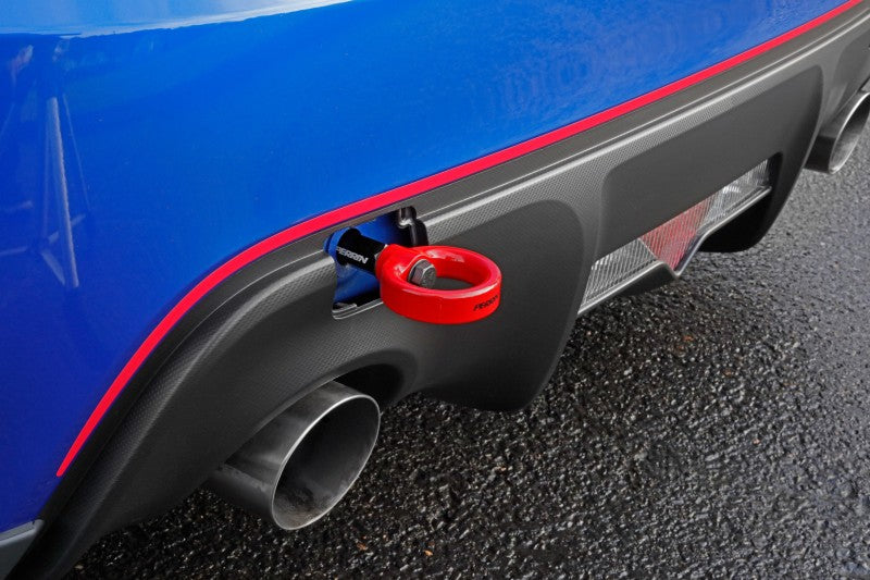 PERRIN REAR TOW HOOK KIT - RED - 2013-2020 & 2022-2026 BRZ, FR-S/86/GR86