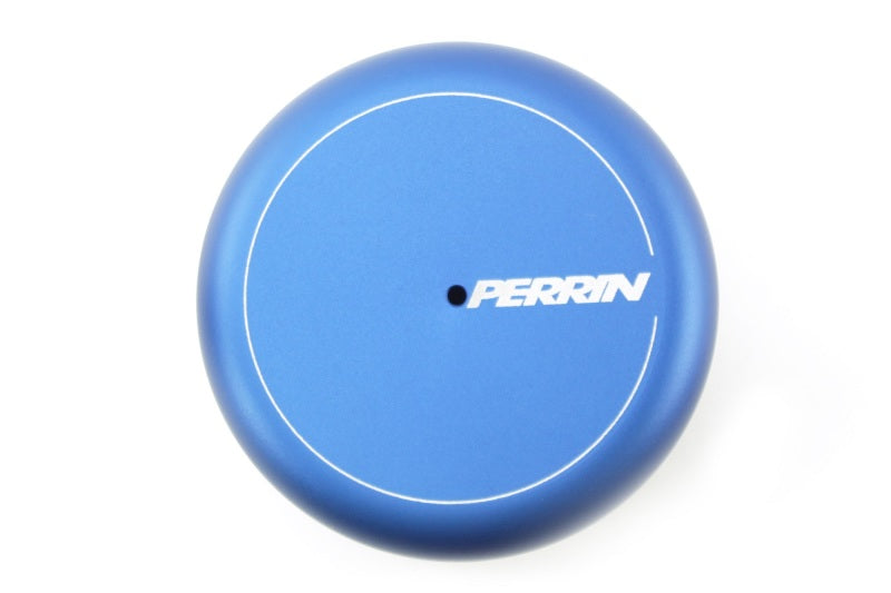 Perrin Oil Filter Cover - BLUE - 2015-2021 WRX, 2022+ WRX 2013-2021 BRZ, 2022+ BRZ
