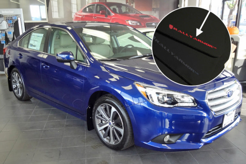 Rally Armor 2015-2019 Subaru Legacy UR Black Mud Flap w/ Red Logo