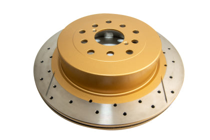 DBA Street Series Drilled & Slotted Rear Rotor - 2004-2007 STI