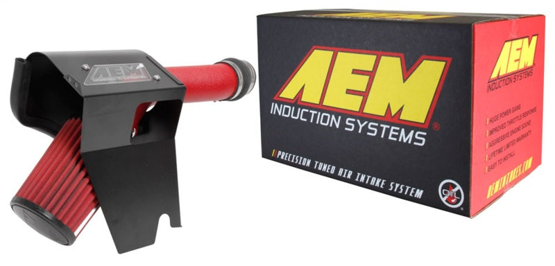 AEM Cold Air Intake System - Wrinkle Red - 2018 STI