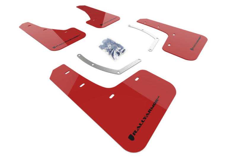 Rally Armor RED UR Mud Flap BLACK Logo - 2018-2024 ASCENT