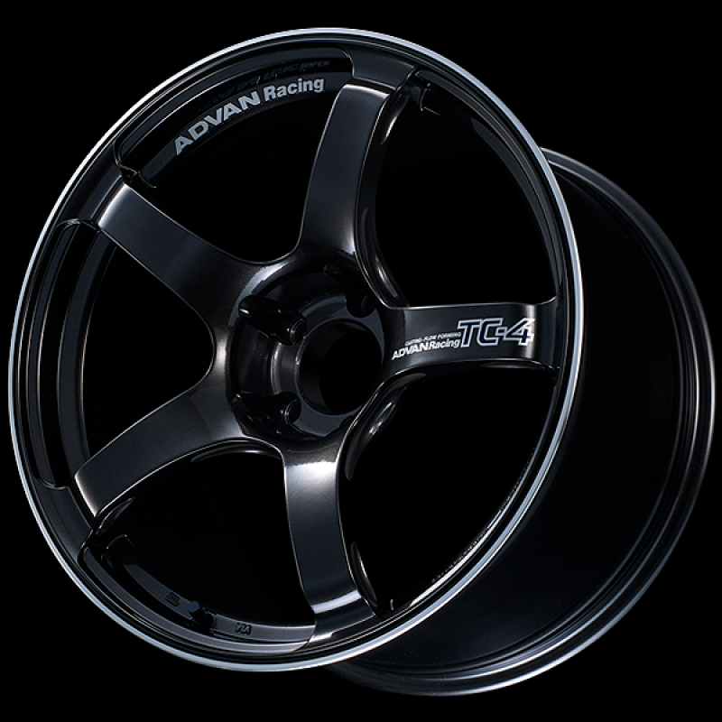 Advan TC4 18x8.5 +45 5x114.3 Racing Black Gunmetallic & Ring Wheel