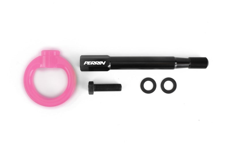 PERRIN REAR TOW HOOK KIT - HYPER PINK - 2013-2020 & 2022-2026 BRZ, FR-S/86/GR86