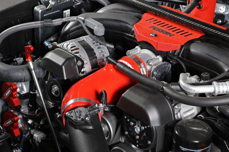Perrin Silicone Inlet Hose - Red - 22+ Subaru BRZ/Toyota GR86