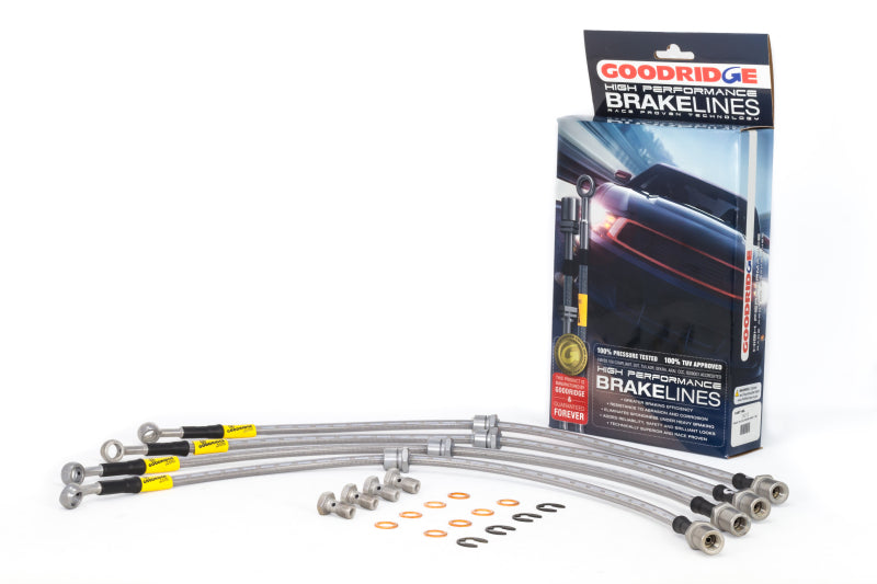 GoodRidge G-Stop Stainless Steel Brake Lines - 1993-2001 Impreza, 1998-2001 Impreza 2.5RS