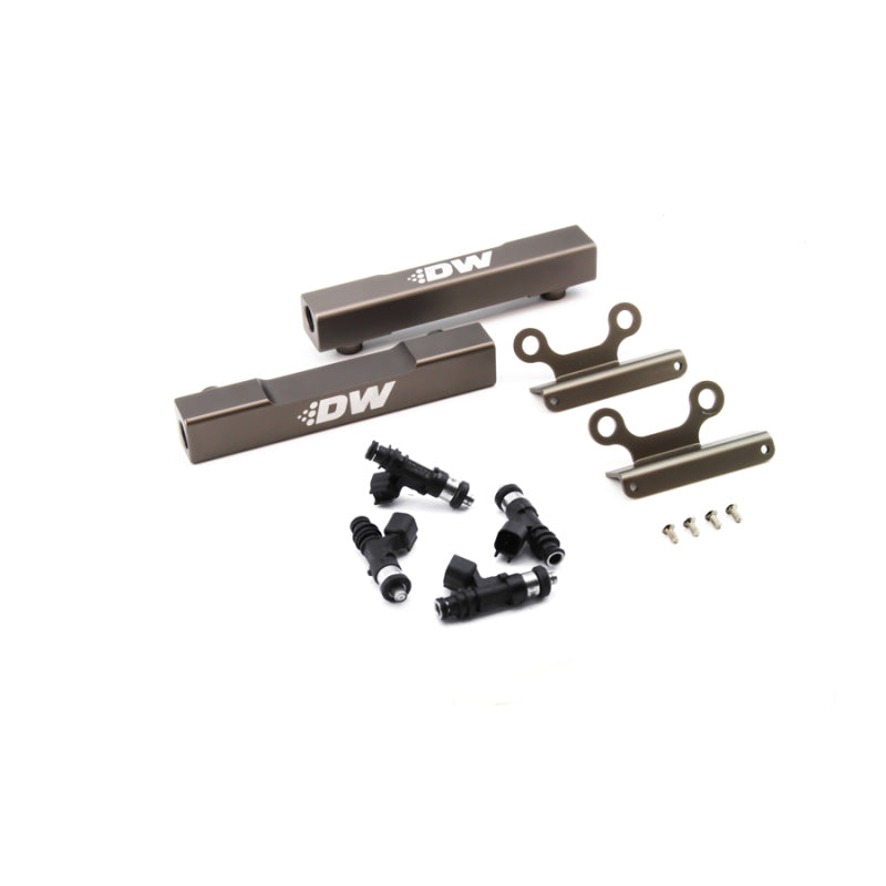 DeatschWerks Fuel Injectors 1000cc w/Top Feed Fuel Rails - 2002-2014 WRX, 2007-2014 STI, 2007-2012 Legacy GT