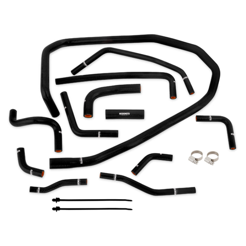 Mishimoto Black Silicone Radiator Coolant Ancillary Hoses Kit - 2015-2021 WRX