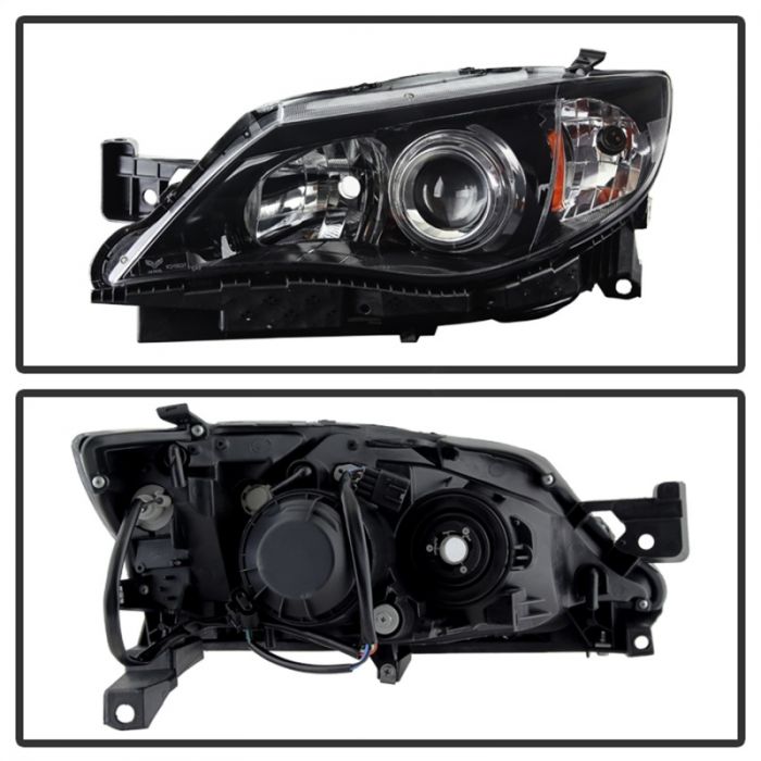 SPYDER PROJECTOR HEADLIGHTS - HALOGEN MODEL ONLY - 08-14 WRX, 08-14 STI