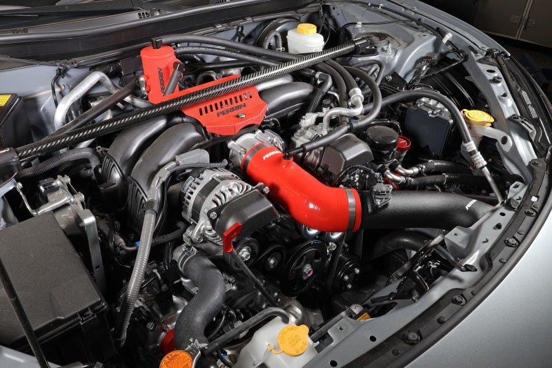 Perrin Silicone Inlet Hose - Red - 22+ Subaru BRZ/Toyota GR86