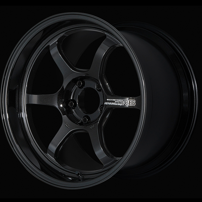 Advan R6 20x12 +20mm 5-114.3 Machining & Black Coating Graphite Wheel main image 1