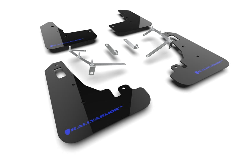 Rally Armor Black UR Mud Flap w/ Blue Logo - 2022+ Subaru BRZ / 2022+ Toyota GR86