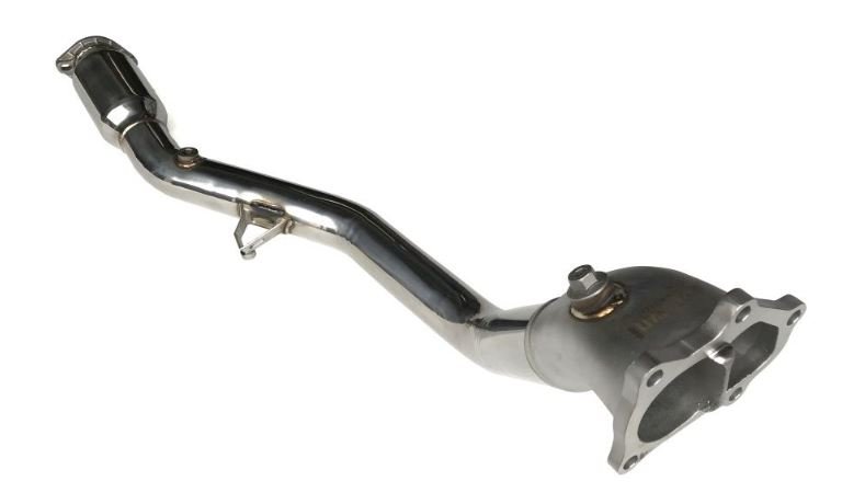 INVIDIA LOWER CATTED DIVORCED WASTEGATE DOWNPIPE - 08-14 WRX, 08-21 STI, 05-09 LGT MT, 09-13 FXT