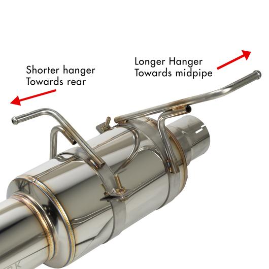 REMARK R1-SPEC CATBACK SINGLE EXIT EXHAUST SYSTEM - TITANIUM MUFFLER - 2015-2021 WRX, 2015-2021 STI
