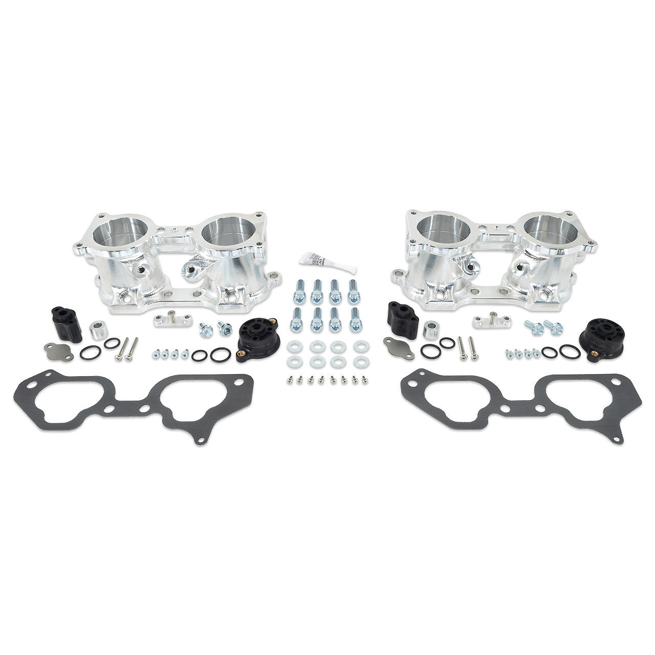 IAG V3 Top Feed TGV Housings with Butterfly Pass Thru - 06-14 WRX, 07+ STI, 07-12 LGT, 09-13 FXT