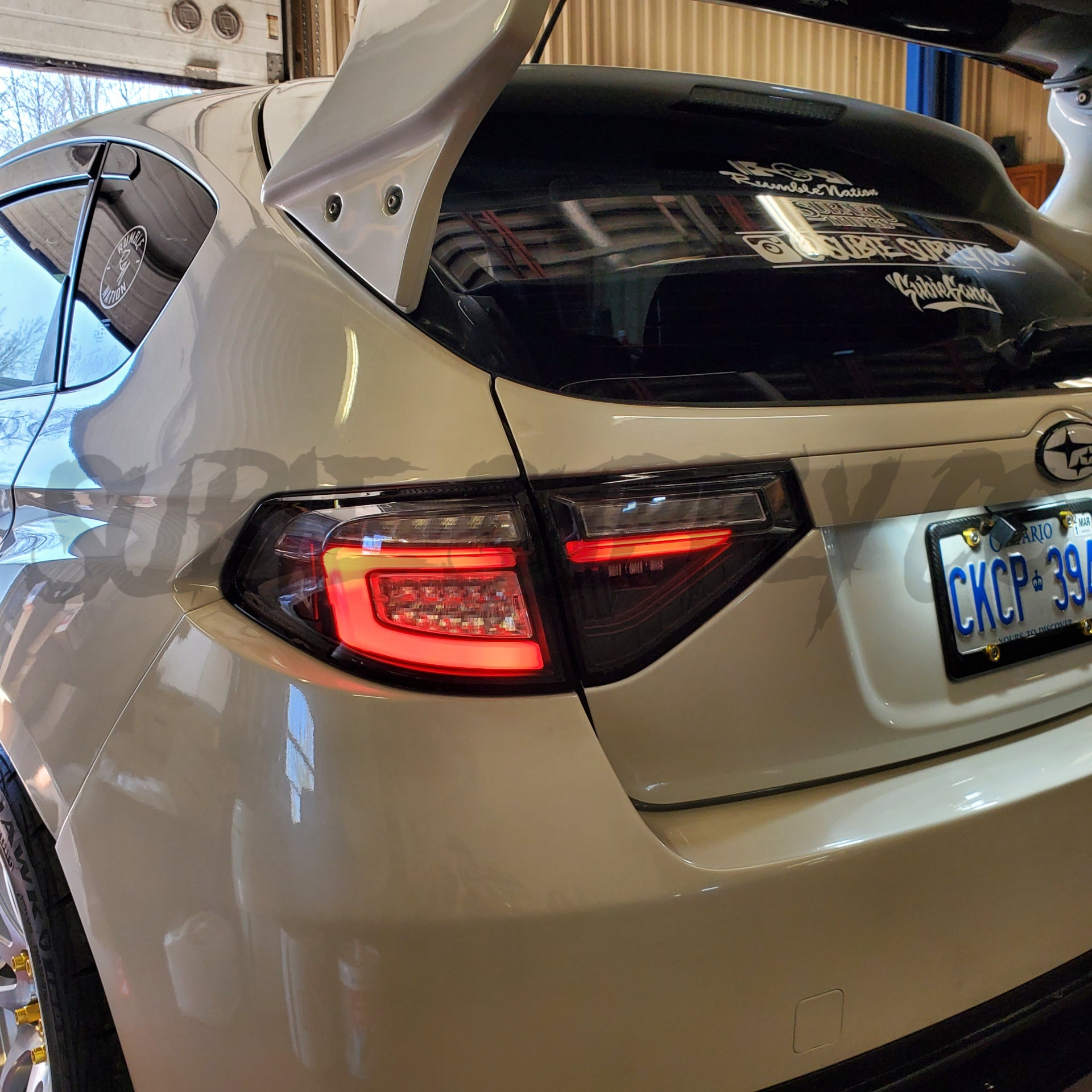 SPYDER SEQUENTIAL LED TAIL LIGHTS - 08-14 IMPREZA WRX/STI HATCHBACK