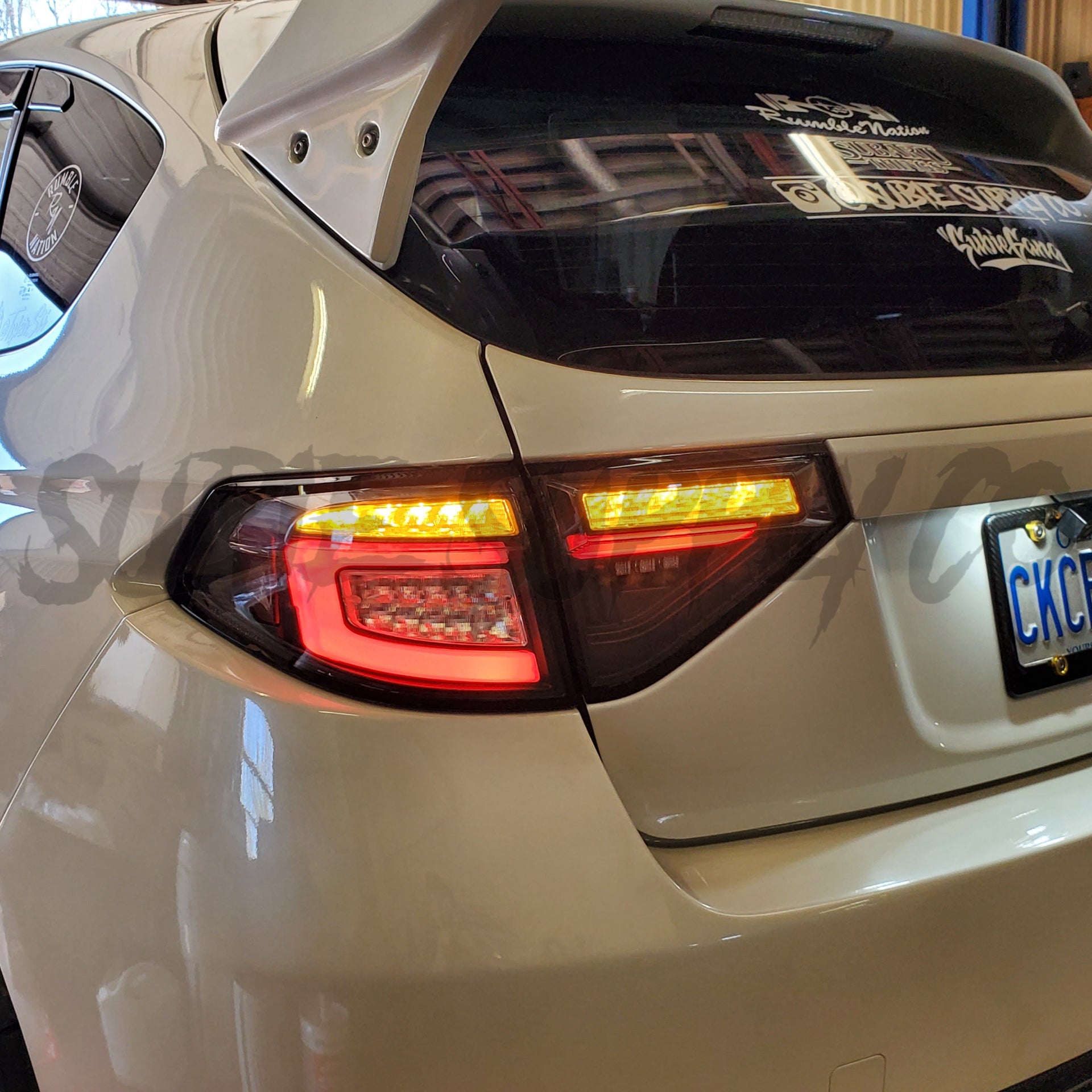 SPYDER SEQUENTIAL LED TAIL LIGHTS - 08-14 IMPREZA WRX/STI HATCHBACK