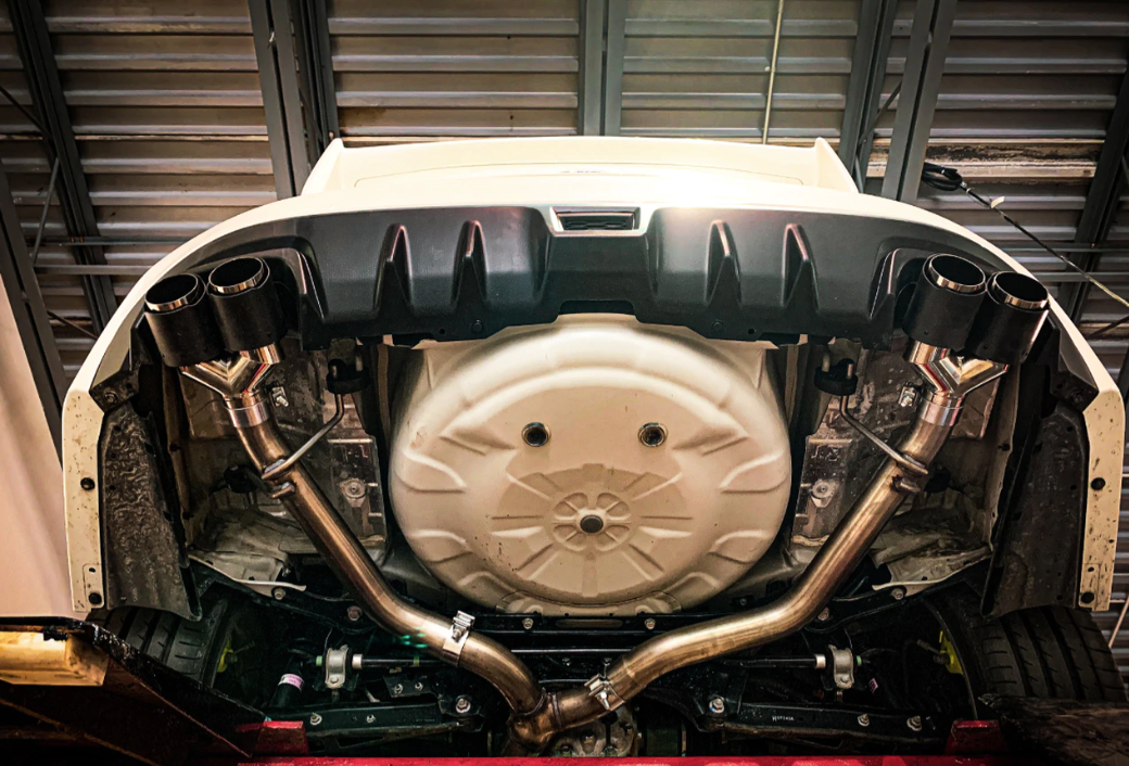 MBRP PRO SERIES 3 INCH STAINLESS STEEL - STREET EXHAUST - CARBON TIPS - 15-21 WRX, 15-21 STI
