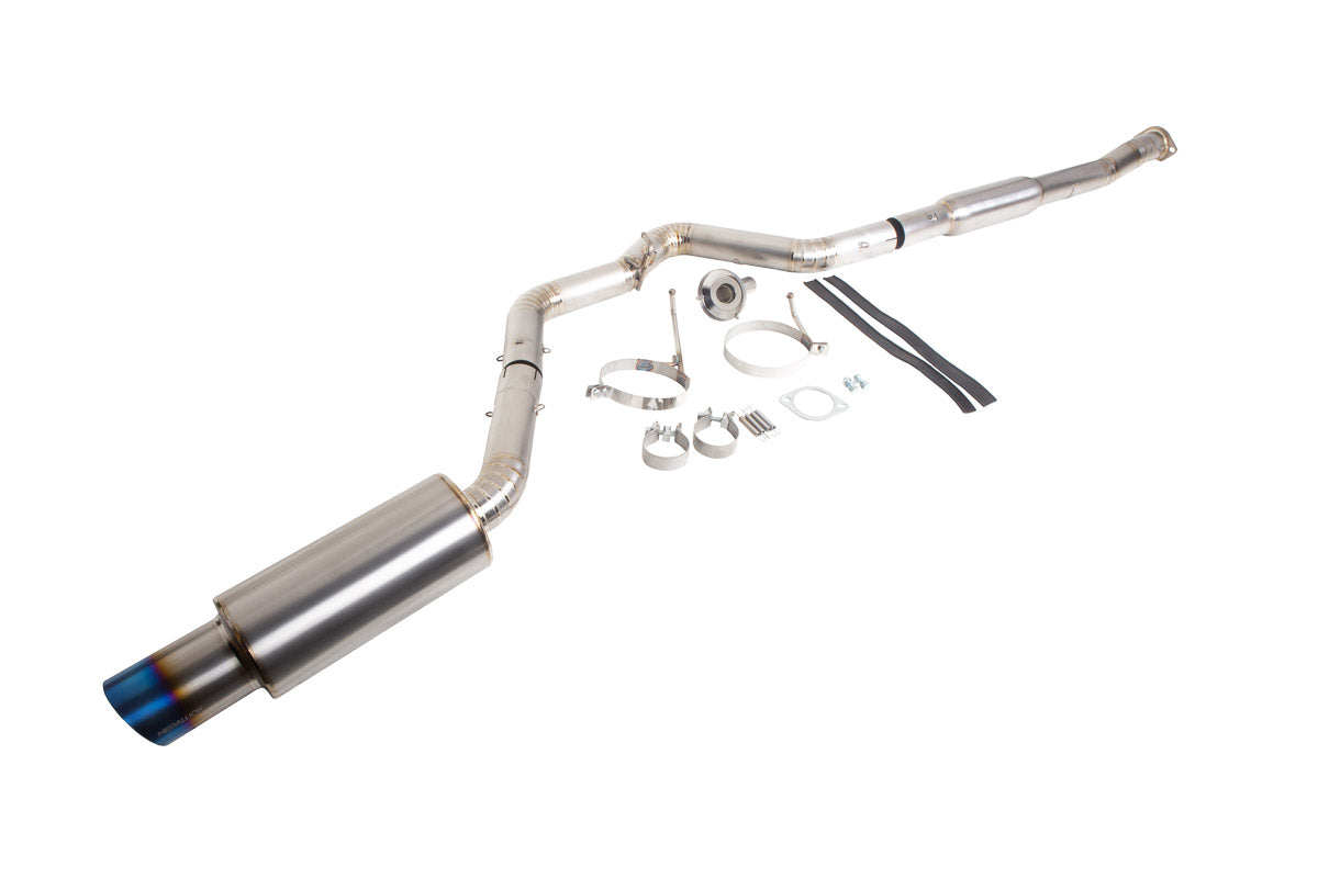 Revel Medallion Ultra Ti Single Exit 3" full Titanium Catback Exhaust - 08-21 WRX SEDAN, 11-21 STI SEDAN