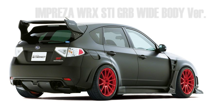 VARIS WIDE REAR FENDER KIT FOR GRB SUBARU WRX STI HATCHBACK