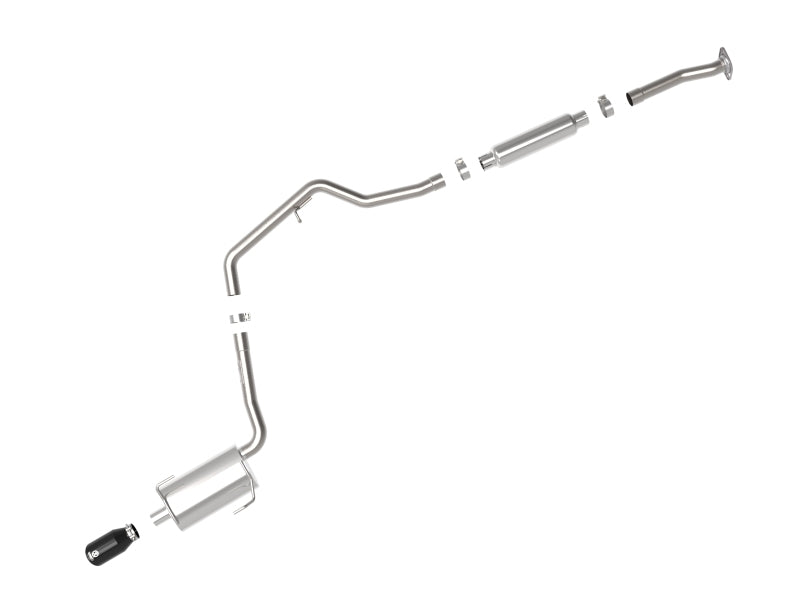 aFe POWER Takeda 2.5in 304SS CB Exhaust w/ Black Tips - 12-16 IMPREZA SEDAN ONLY