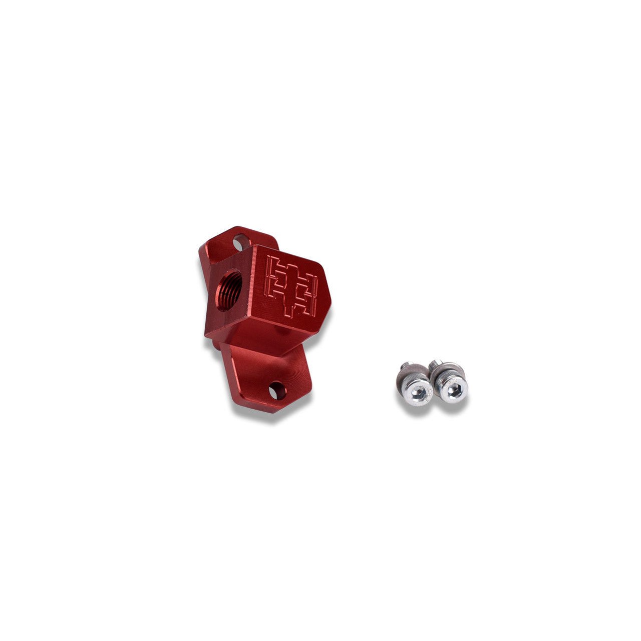 IAG MAP Sensor Adapter for 2002-07 Subaru WRX, 04-21 STI, 04-08 FXT - Red Finish