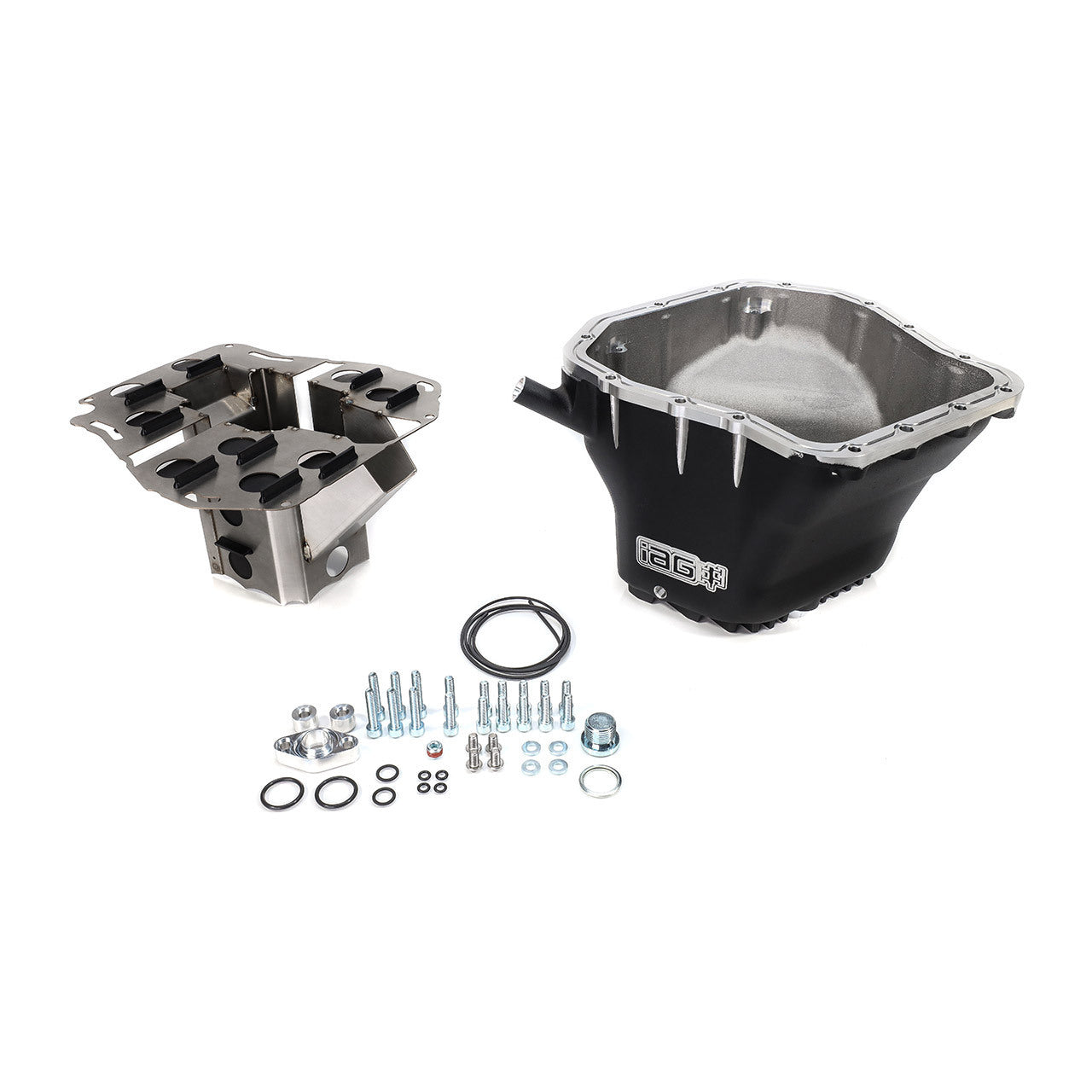 IAG Performance EJ Competition Series Oil Pan - 02-14 WRX, 04-21 STI, 05-09 LGT, 04-13 FXT (Black)