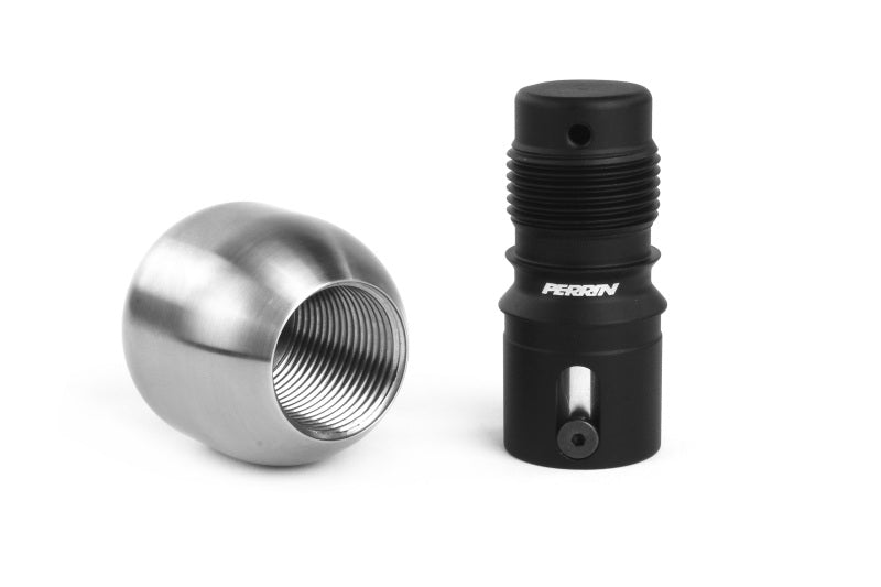 Perrin Weighted Barrel Stainless Steel Shift Knob - 2022-2025 WRX w/ CVT, 2020-2025 Outback , 2020-2025 Legacy