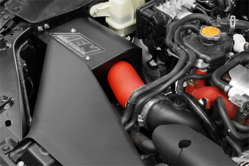 AEM Cold Air Intake System - Wrinkle Red - 2018 STI