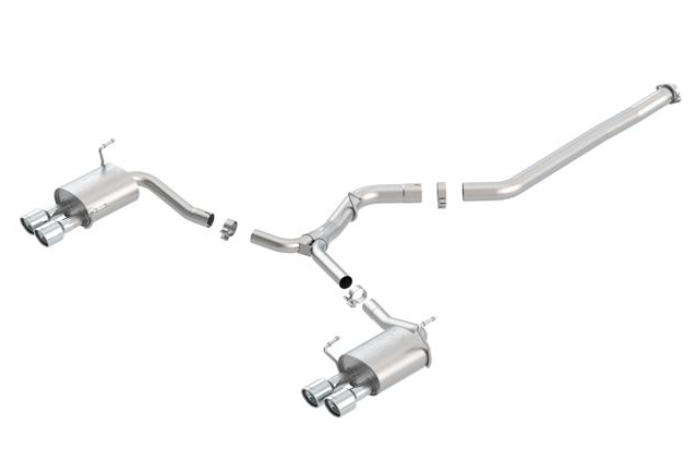 BORLA CATBACK EXHAUST - 11-14 WRX SEDAN, 08-14 STI SEDAN