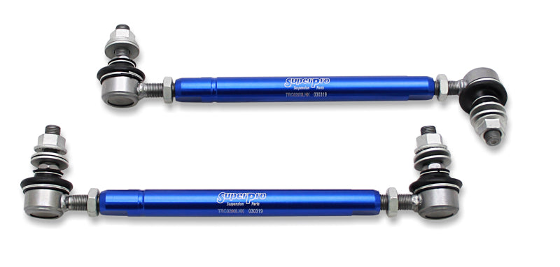 Super Pro Front Sway Bar Link Kit Heavy Duty Adjustable (254mm-305mm Length) 2022+ WRX