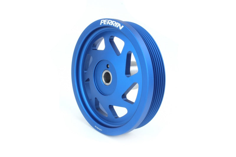 Perrin Crank Pulley - BLUE - 2019-2021 WRX + MORE