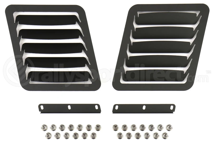 Verus Engineering Hood Louver Kit Black - WRX/STI 2015+