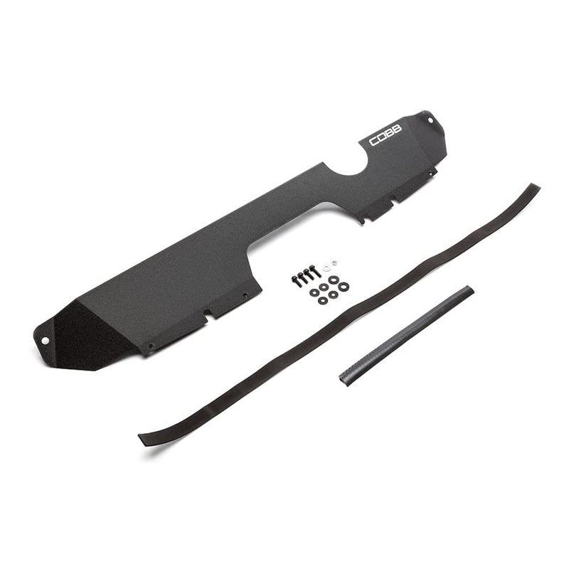 COBB Radiator Shroud and Alternator Cover Package - Wrinkle Black - 15-21 STI