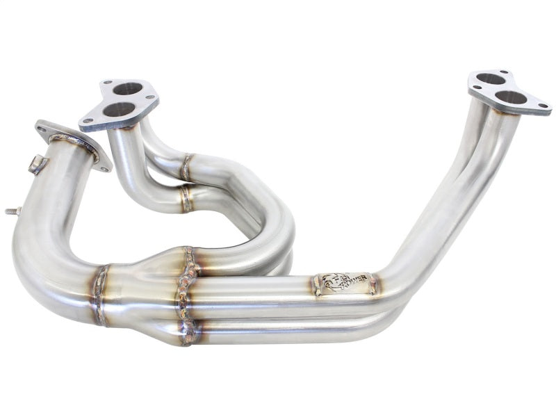 aFe Power Twisted Steel Long Tube Header - 04-21 STI, 08-14 WRX