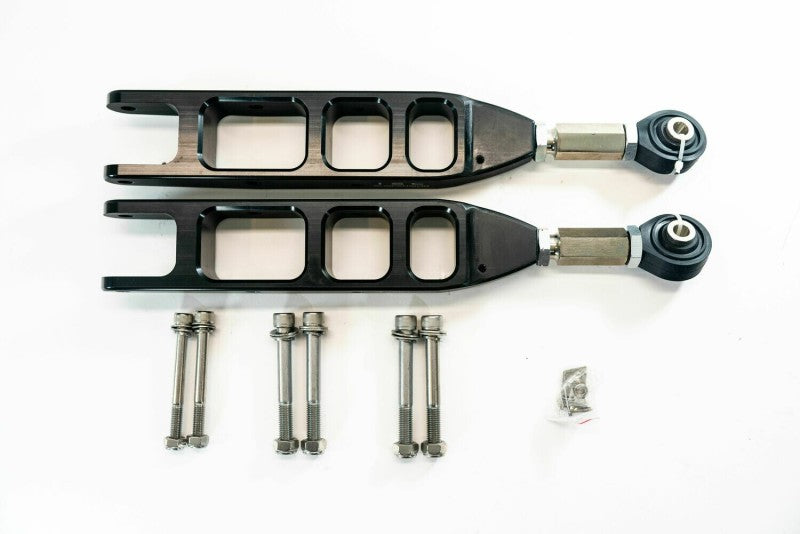 ISC V3 Black Rear Adjustable Control Arms - 2008-2021 WRX, 2022+ WRX, 2008-2021 STI, 2009-2013 FXT, 2013-2021 BRZ, 2022+ BRZ