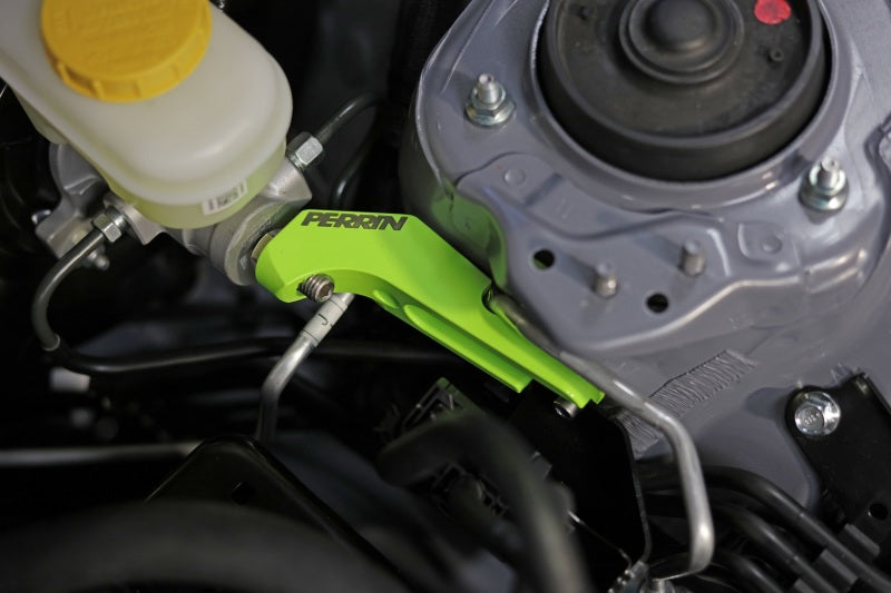 Perrin Master Cylinder Support - Neon Yellow - 13-21 BRZ, 22+ BRZ