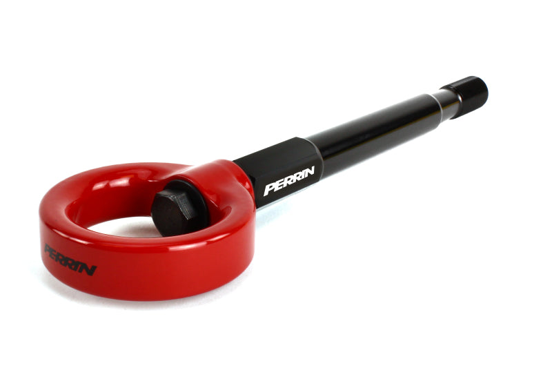 Perrin Tow Hook Kit - Front - RED - 13-21 Forester, 18-21