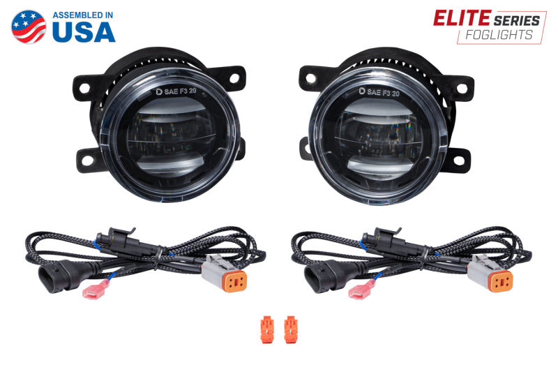 Diode Dynamics Elite Series Type A Fog Lamps - White (Pair) - Subaru models