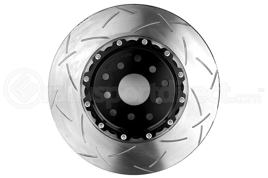 DBA 5000 Series Slotted 2 Piece Front Rotor w/ Black Hat - 04-17 STI, 2017-2021 BRZ w/ Brembos