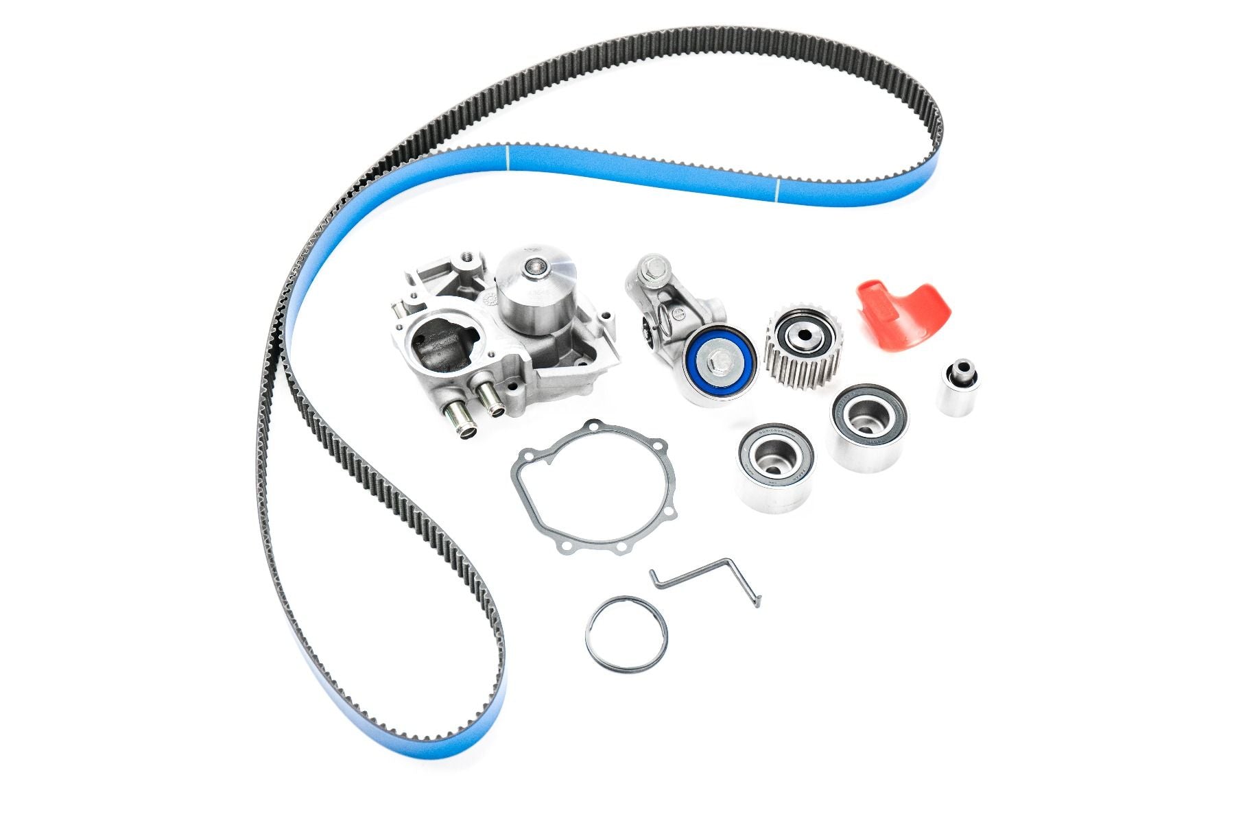 Gates Racing Timing Belt Kit w/ Water Pump - 2005-2007 WRX, 2004-2021 STI, 2005-2009 LGT, 04-07 FXT