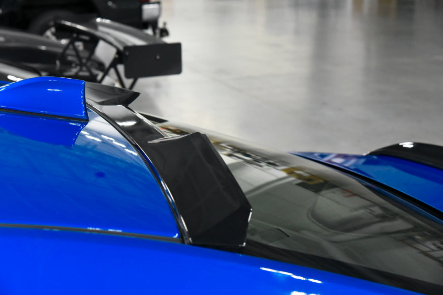 OLM Gloss Black Rear Roof Visor - 2022+ WRX