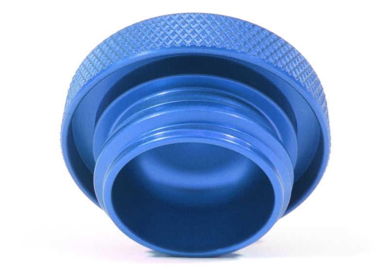 Perrin Oil Cap Round Style Blue - Most Subaru Models
