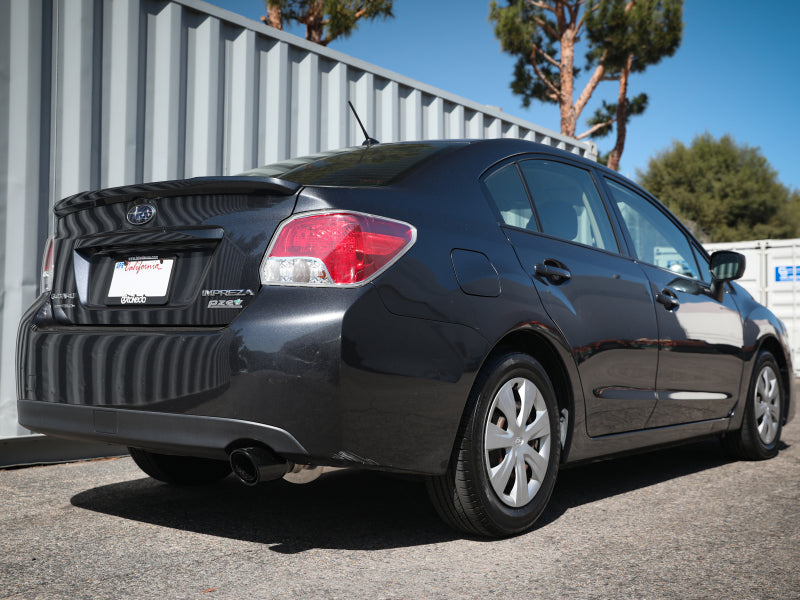 aFe POWER Takeda 2.5in 304SS CB Exhaust w/ Black Tips - 12-16 IMPREZA SEDAN ONLY