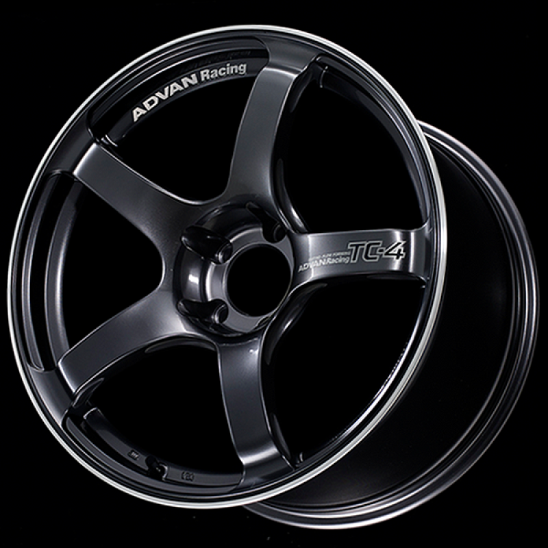 Advan TC4 18x9.5 +45 5x100 Racing Gunmetallic & Ring Wheel