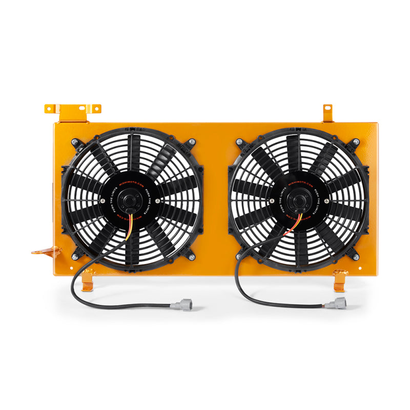 MISHIMOTO PLUG AND PLAY ALUMINUM FAN SHROUD KIT - GOLD - 08-14 WRX, 08-15 STI