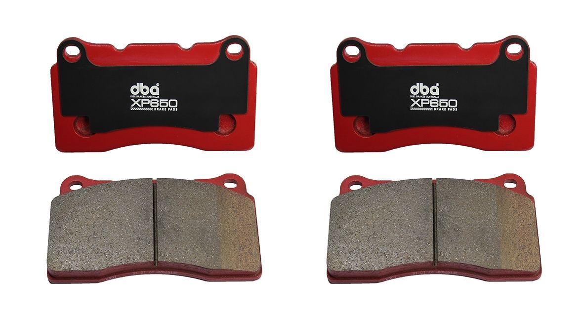 DBA XP650 Track Performance Rear Brake Pads - 2004-2017 STI, 17-21 BRZ w/ Brembos, 2022+ BRZ w/ Brembos