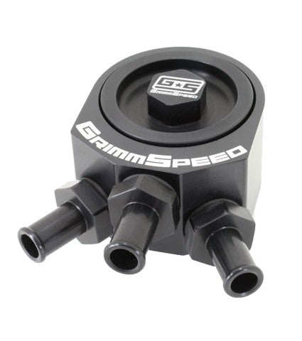 GrimmSpeed Air Oil Separator (AOS) - Black - 04-21 STI, 02-07 WRX, 04-07 FXT